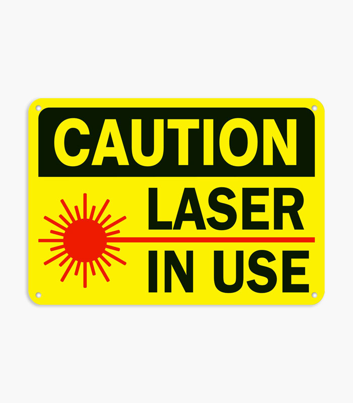 Laser Warning Signs