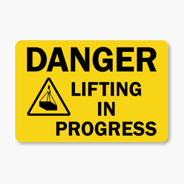 Lifting Safety Signs
