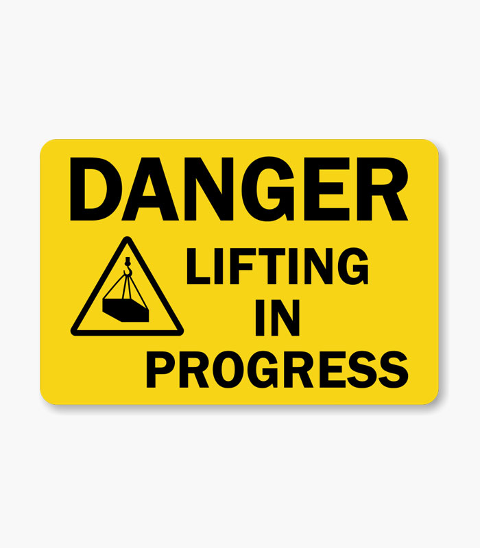 Lifting Safety Signs