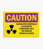 Radiation Warning Signs
