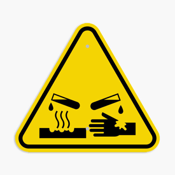 Corrosive Warning Signs