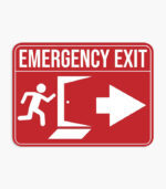 Emergency Exit Sign