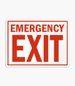 Emergency Exit Sign