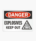 Explosives Signs