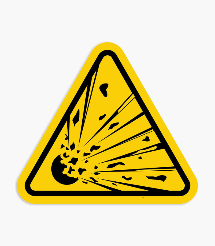 Explosives Signs