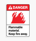 Flammable Warning Signs