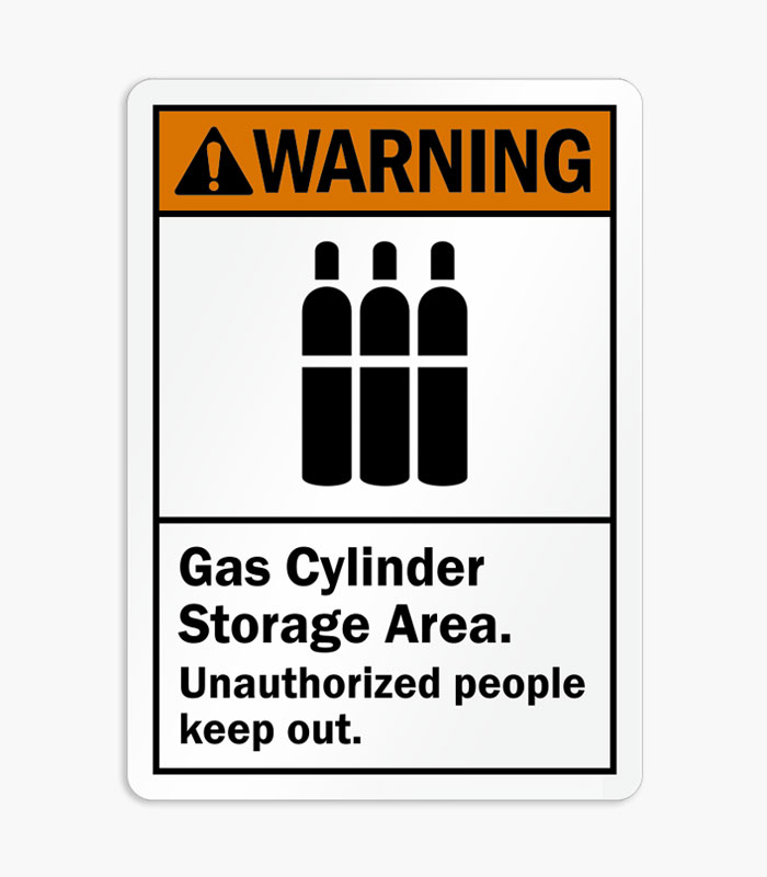 Gas Identification Signs