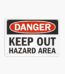 Custom Hazard Warning Signs