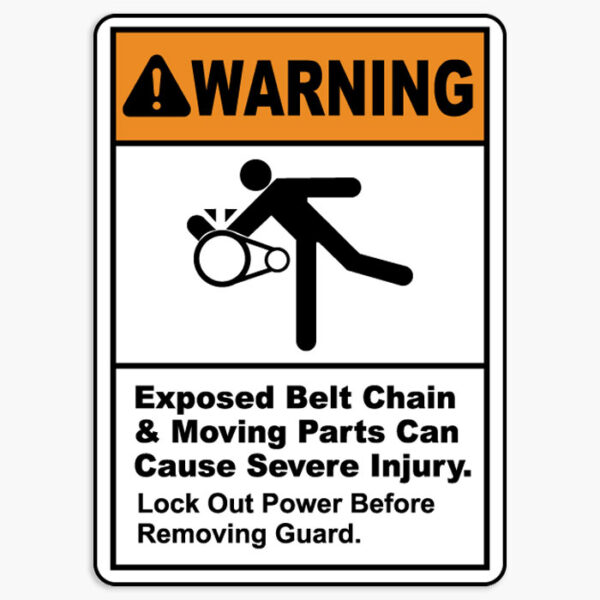 Machinery Operation Signs