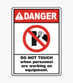 Machinery Operation Signs