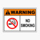 No Smoking Safety Signs
