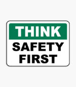 Think Safety Signs