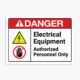 Electrical Equipment Signs