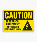 Electrical Equipment Signs