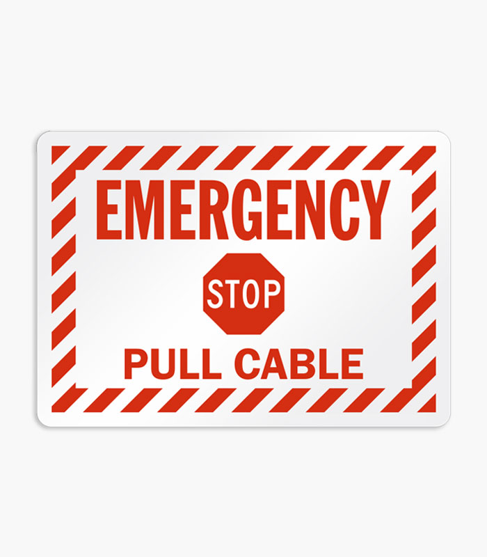 Emergency Stop Signs