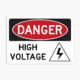 High Voltage Warning Signs