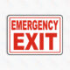 Emergency Exit Signs
