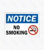 No Smoking Signs