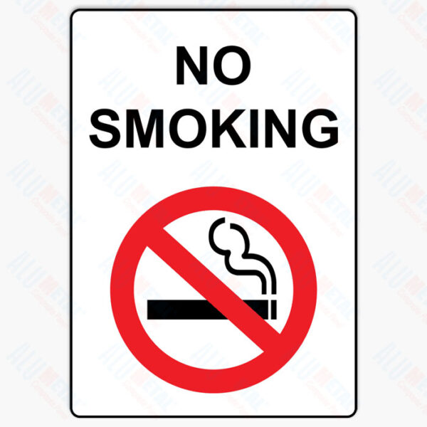 No Smoking Signs