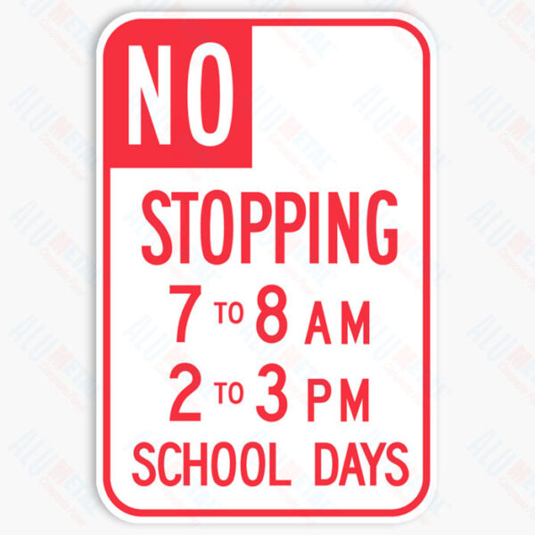 School Hours Signs