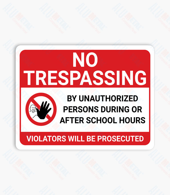 School Hours Signs