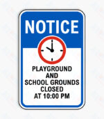 School Hours Signs